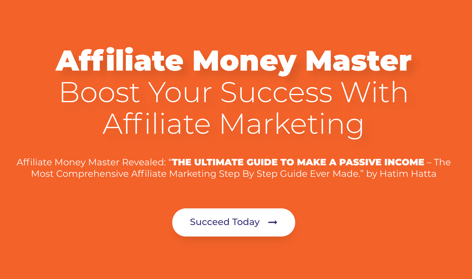 Affiliate Money Master by HatimHatta.com