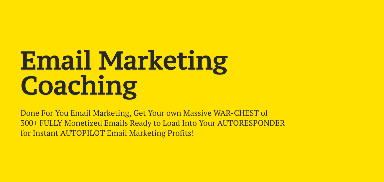Email Marketing Coach by HatimHatta.com